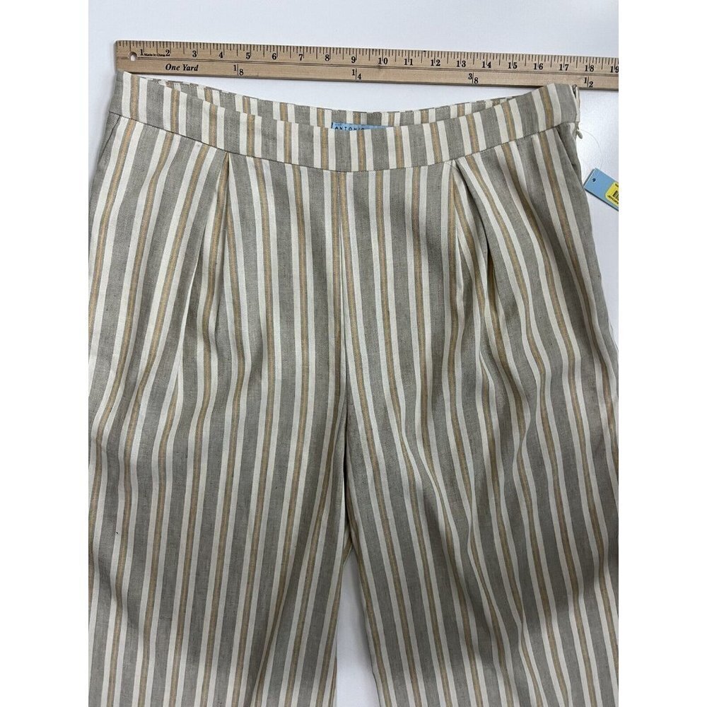 Antonio Melani Chole Wide Leg Linen Pant Size 14 NWT - Picture 7 of 9
